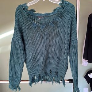 Fashionnova green sweater size small